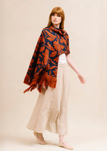 Cargar imagen en el visor de la galería, Chal Amanecer Azul y Terracota